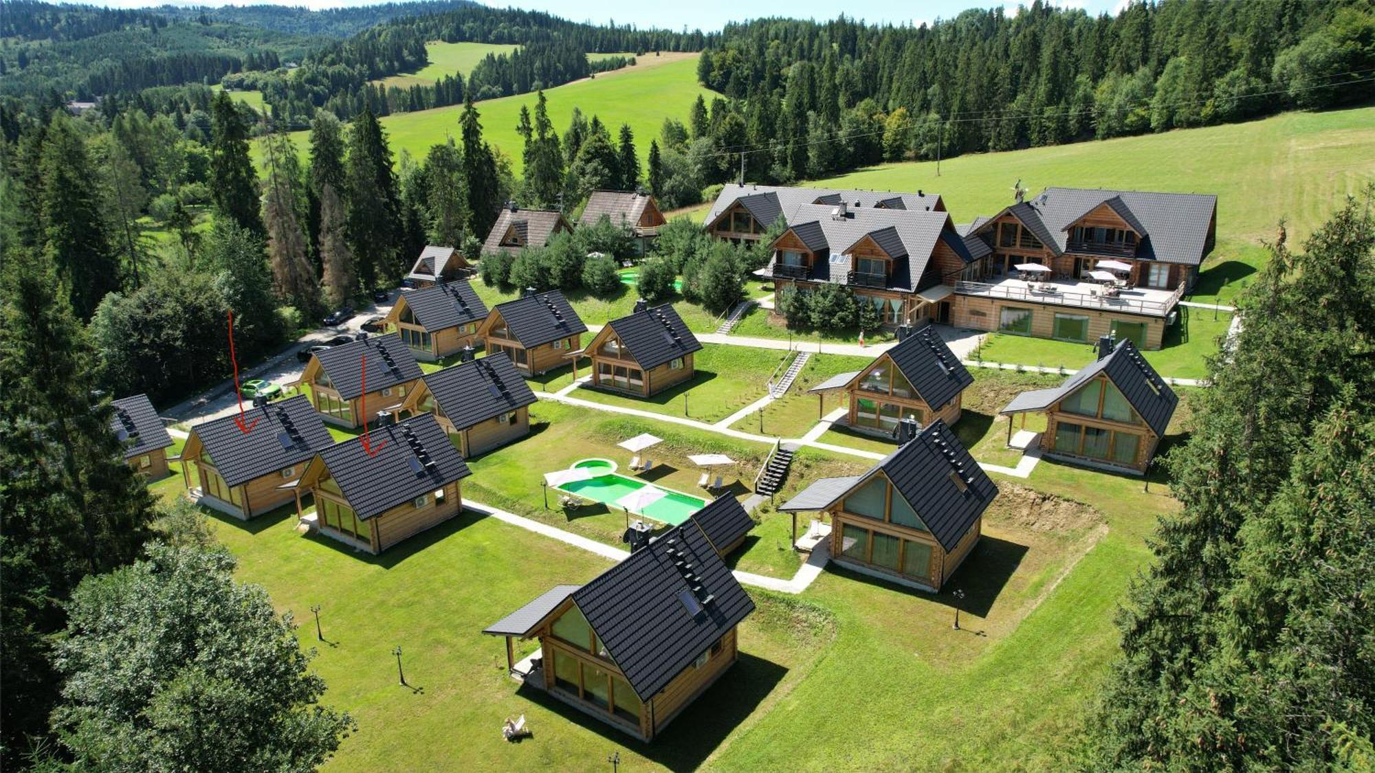 Domki Z Dostepem Do Spa I Restauracji Łapsze Niżne Exterior foto