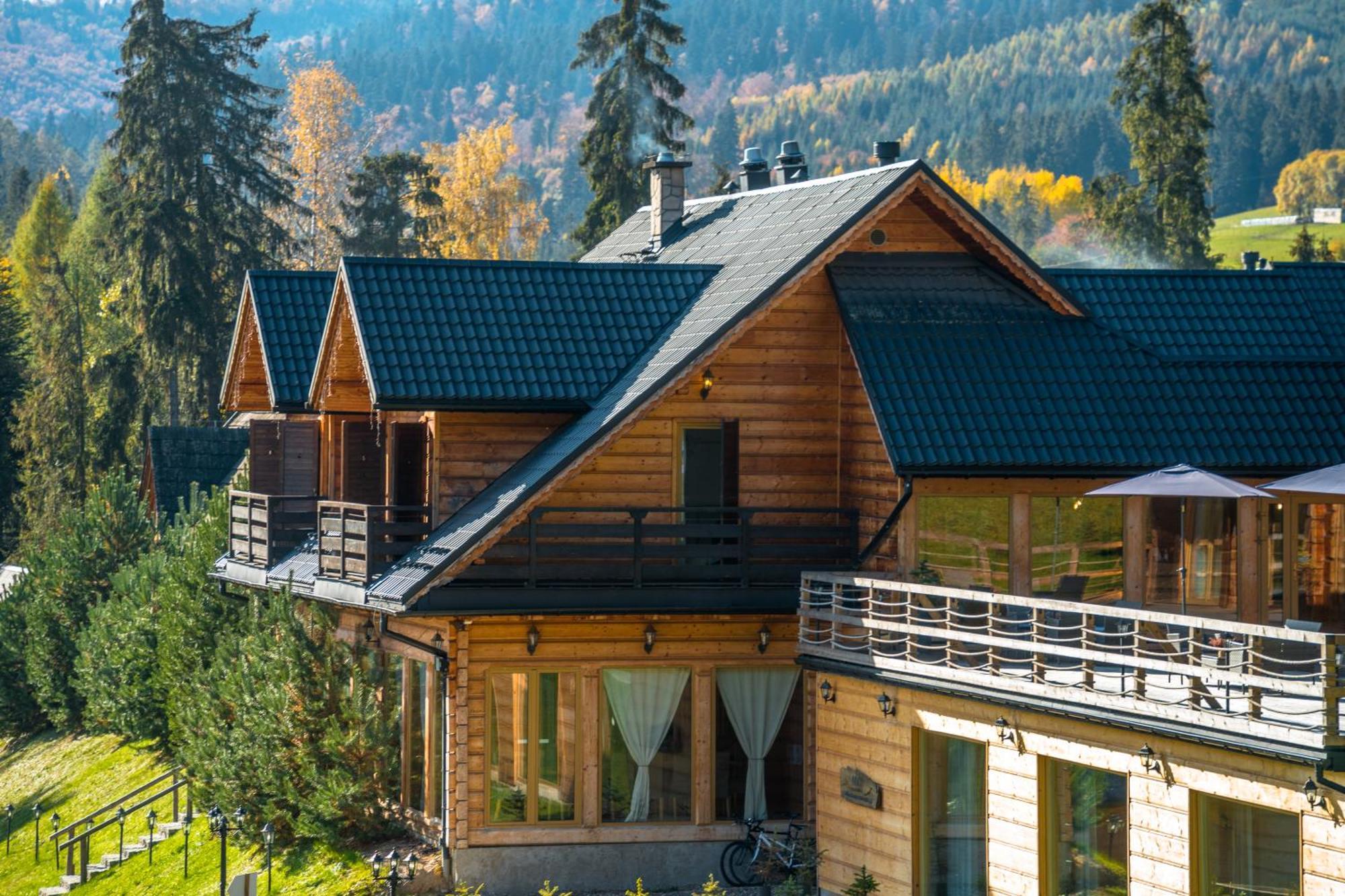 Domki Z Dostepem Do Spa I Restauracji Łapsze Niżne Exterior foto