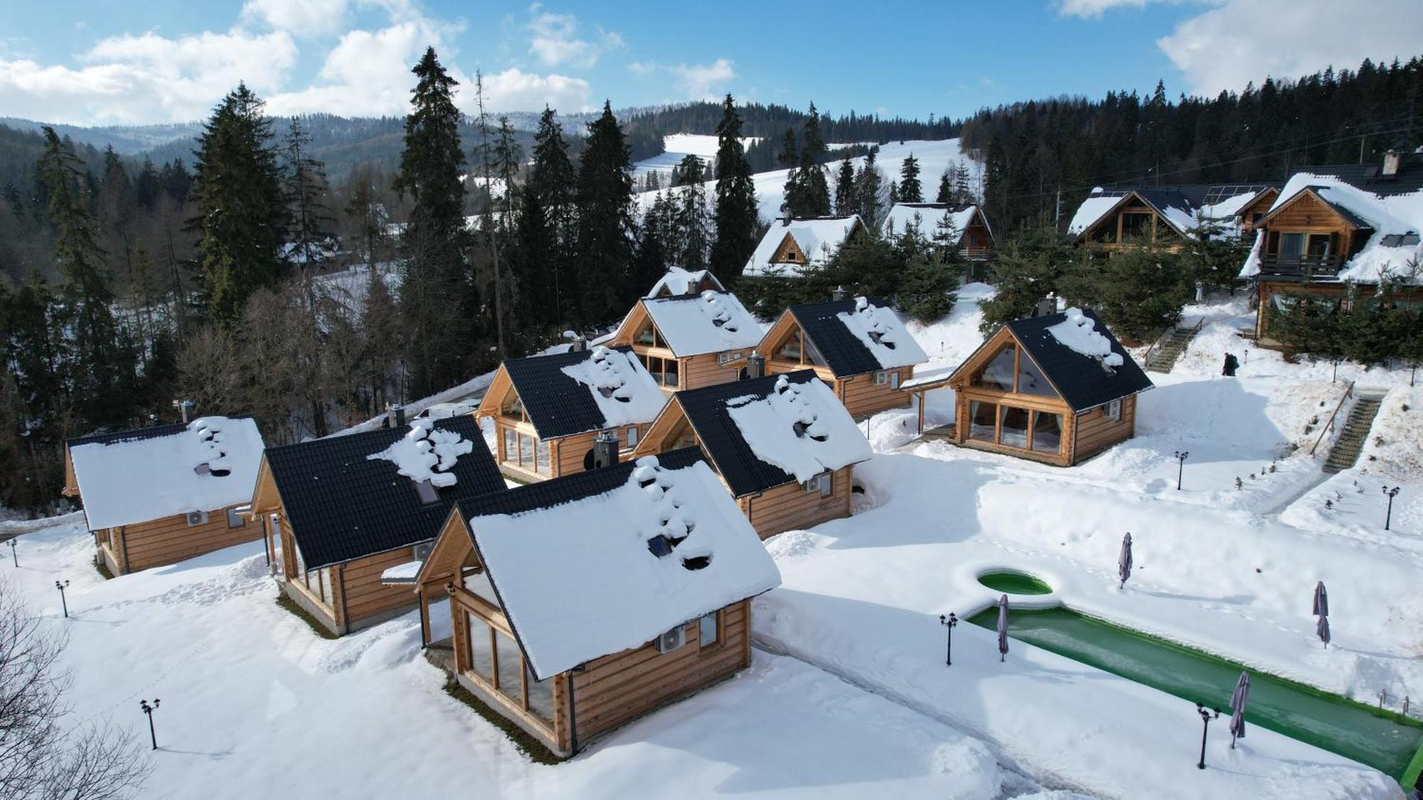 Domki Z Dostepem Do Spa I Restauracji Łapsze Niżne Exterior foto